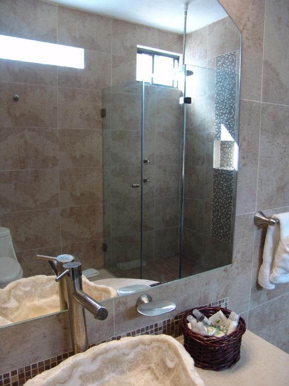 Casa Del Tio Hotel Boutique San Miguel de Allende Værelse billede A shower door